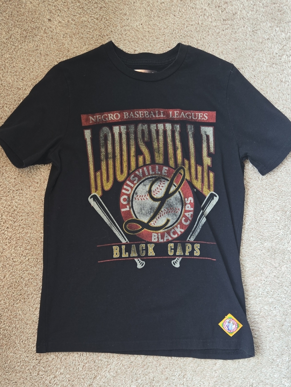 Louisville Black Caps Kids Graphic Tee - Black